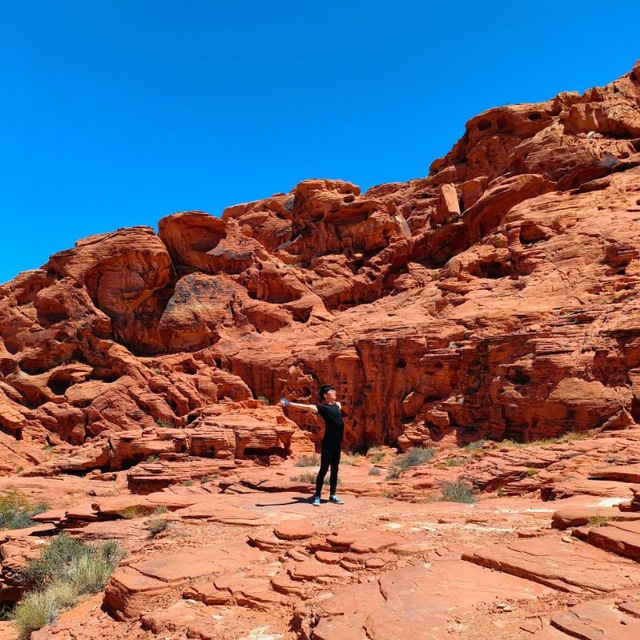 Valley of Fire stretching